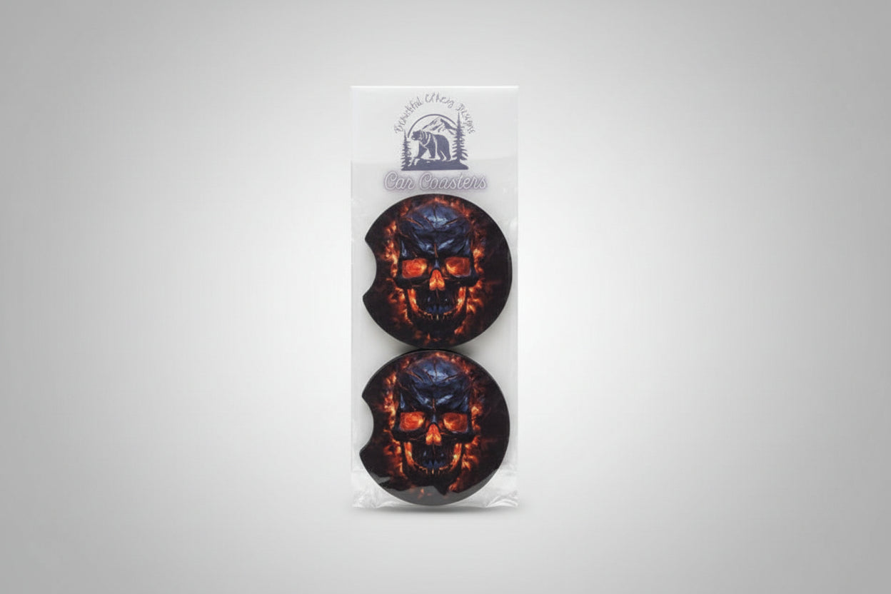Flaming Skulls