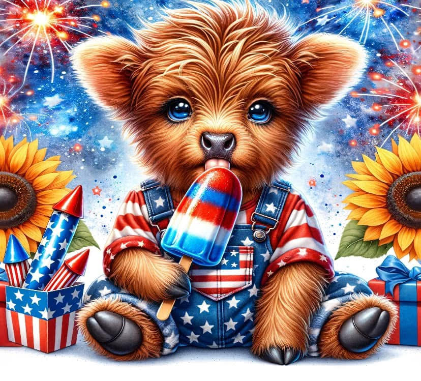 Firework Cow