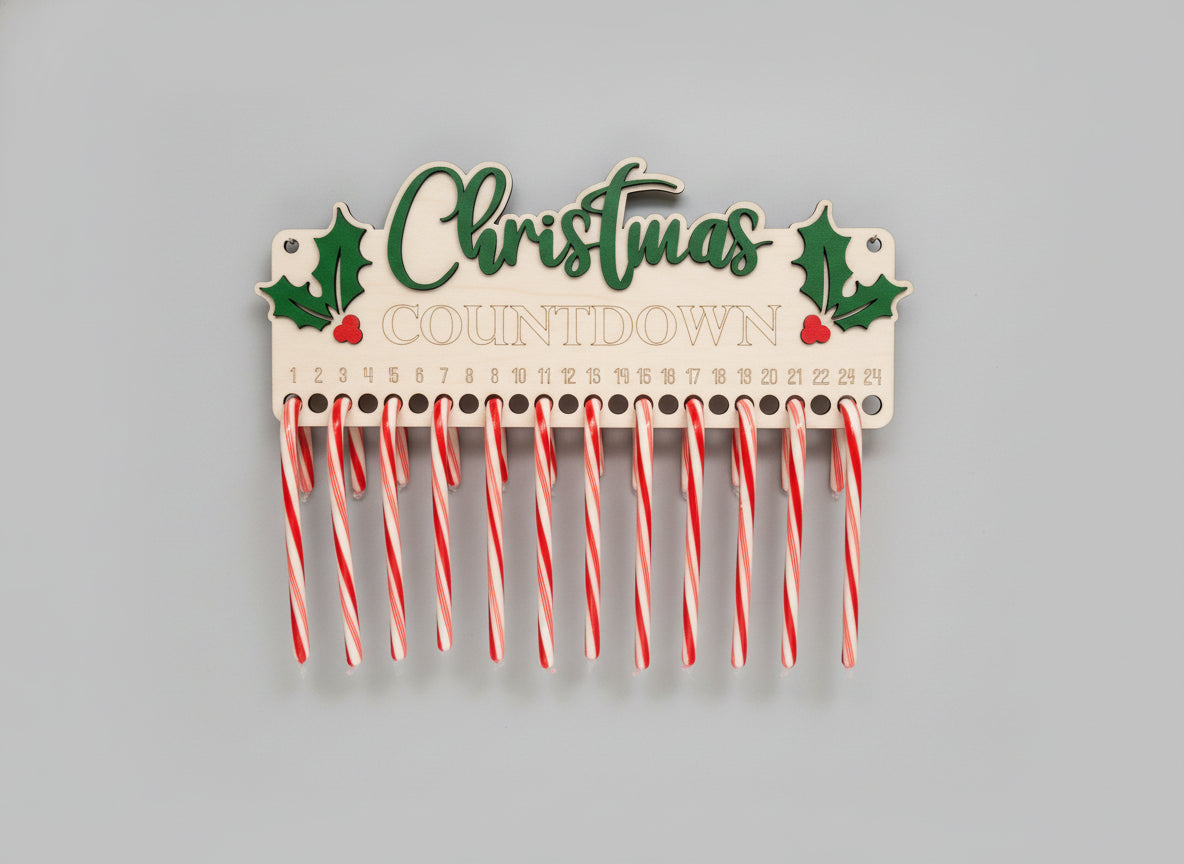 Christmas Candy Cane Countdown