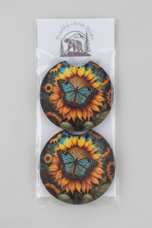Sunflowers & Butterflies